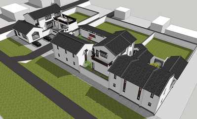 新中式乡村民宿设计 于山水间，构筑一种东方生活方式